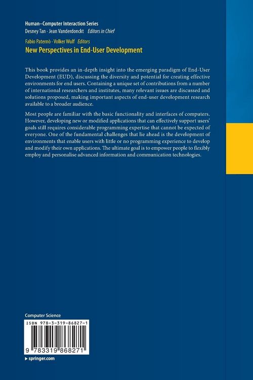 Produktbild: New Perspectives in End-User Development