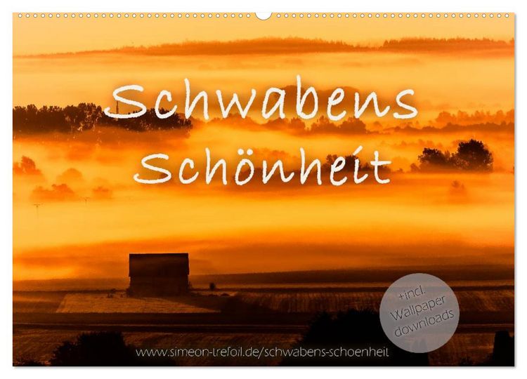Produktbild: Schwabens Sch&ouml;nheit (Wandkalender 2026 DIN A2 quer), CALVENDO Monatskalender