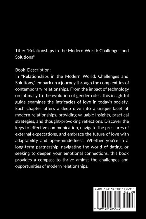 Produktbild: Relationships in the Modern World