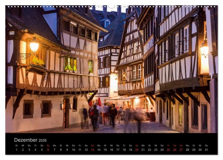 Produktbild: Stra&szlig;burg Impressionen (hochwertiger Premium Wandkalender 2026 DIN A2 quer), Kunstdruck in Hochglanz