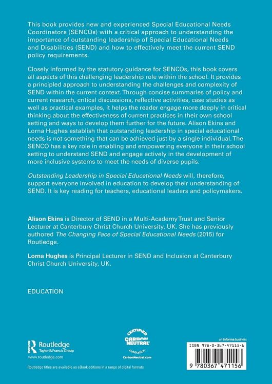Produktbild: Outstanding Leadership in Special Educational Needs