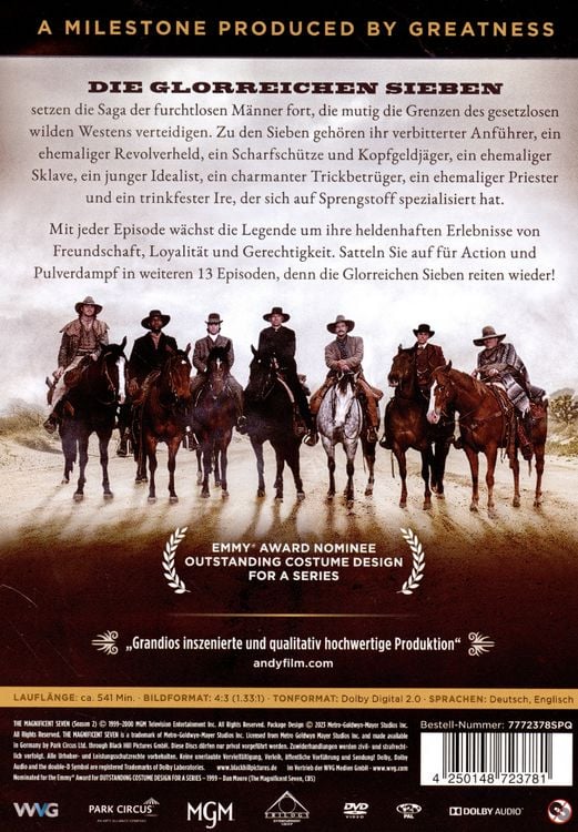 Produktbild: Die Glorreichen 7 - Staffel 2 [4 DVDs]