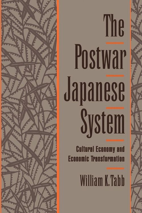 Produktbild: The Postwar Japanese System