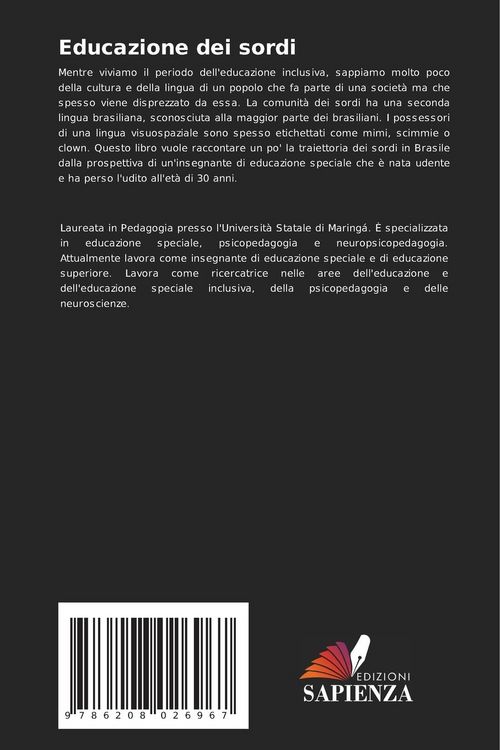 Produktbild: Educazione dei sordi