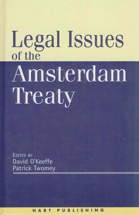 Produktbild: Legal Issues of the Amsterdam Treaty