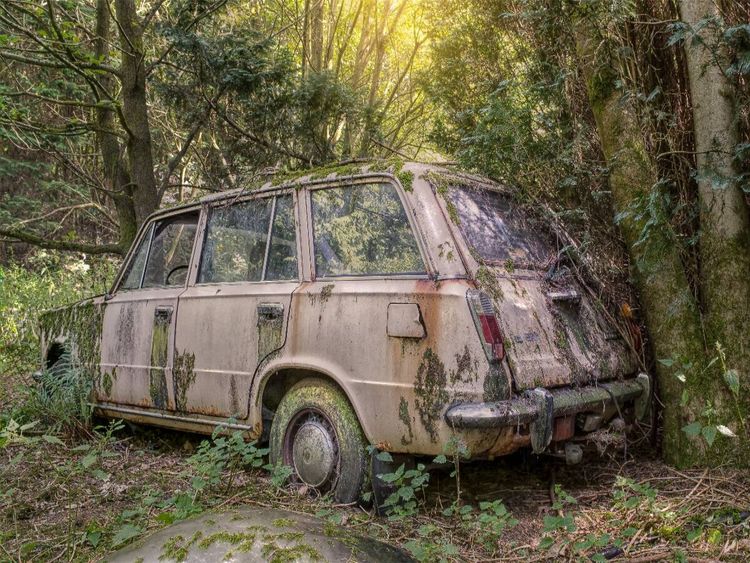 Produktbild: CALVENDO Puzzle Rostlaube - Lada WAS 2102 | 1000 Teile Lege-Gr&ouml;&szlig;e 64x48cm Foto-Puzzle f&uuml;r gl&uuml;ckliche Stunden
