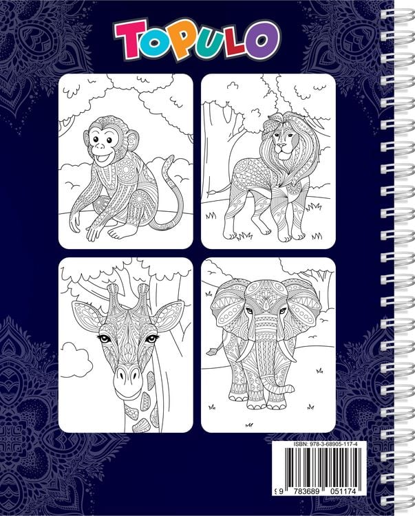 Produktbild: Mein Tierisches Mandala Malbuch