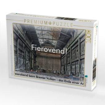 Produktbild: CALVENDO Puzzle Ein Motiv aus dem Kalender Fierovend! Feierabend beim Bremer Vulkan - das Ende einer &Auml;ra | 1000 Teile Lege-Gr&ouml;&szlig;e 64x48cm Foto-Puzzle f&uuml;r gl&uuml;ckliche Stunden