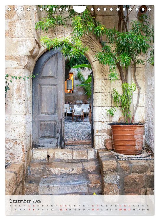 Produktbild: Rhodos und Symi, Insel der Schwammtaucher (Wandkalender 2026 DIN A4 hoch), CALVENDO Monatskalender