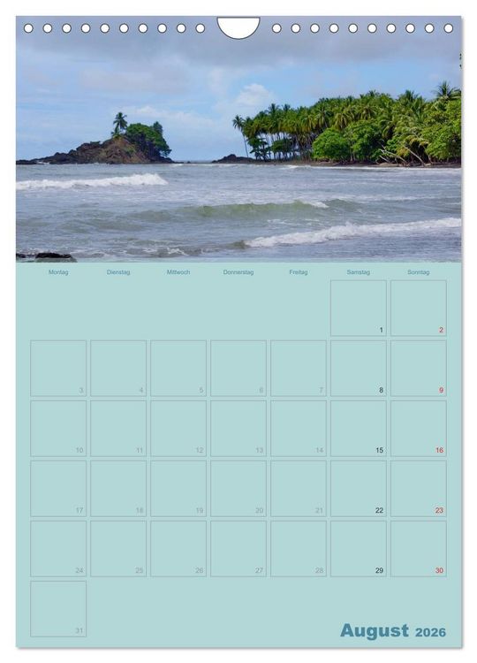 Produktbild: Karibik - Sonne, Strand und Palmen (Wandkalender 2026 DIN A4 hoch), CALVENDO Monatskalender