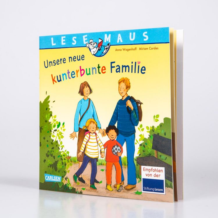 Produktbild: LESEMAUS 170: Unsere neue kunterbunte Familie