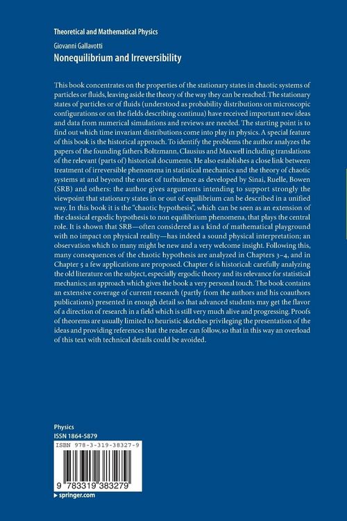 Produktbild: Nonequilibrium and Irreversibility