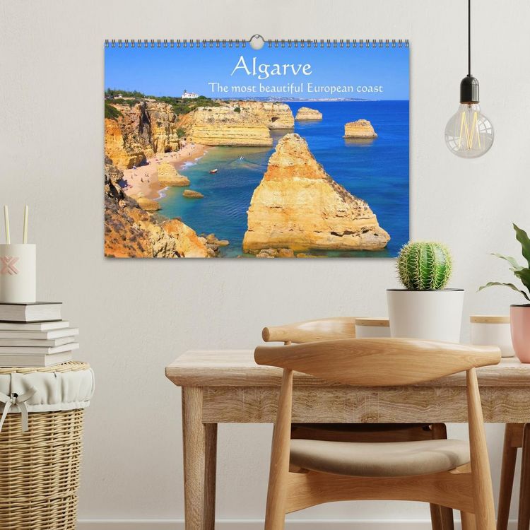 Produktbild: Algarve - The most beautiful European coast (Wall Calendar 2026 DIN A3 landscape), CALVENDO 12 Month Wall Calendar
