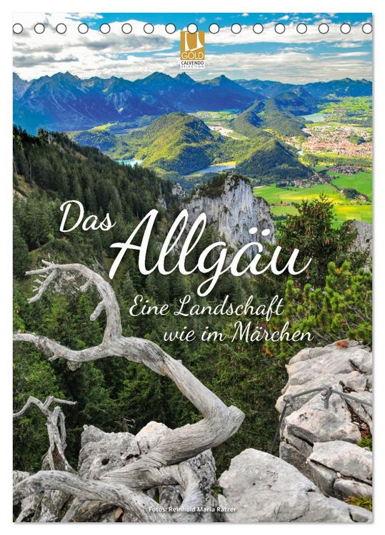 Produktbild: Das Allg&auml;u &ndash; eine Landschaft wie im M&auml;rchen (Tischkalender 2026 DIN A5 hoch), CALVENDO Monatskalender