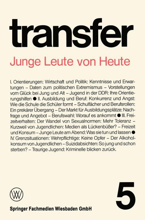 Produktbild: Junge Leute von Heute