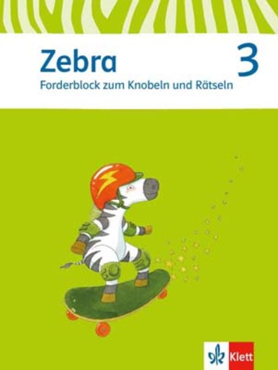 Produktbild: Zebra. Forderblock zum Knobeln und R&auml;tseln. Sprache/Lesen 3. Schuljahr. Neubearbeitung