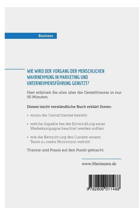 Produktbild: Die Gestalttheorie