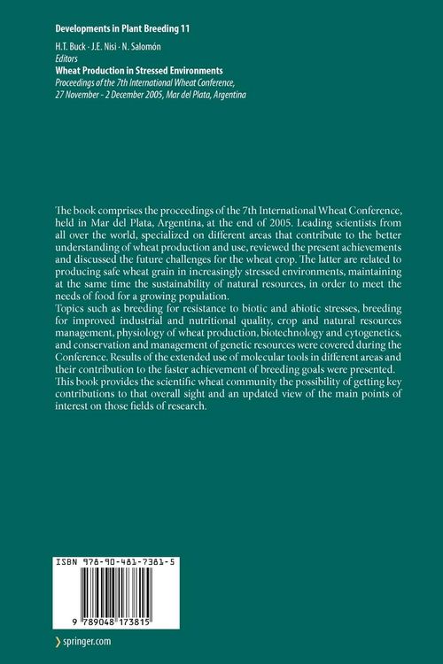 Produktbild: Wheat Production in Stressed Environments
