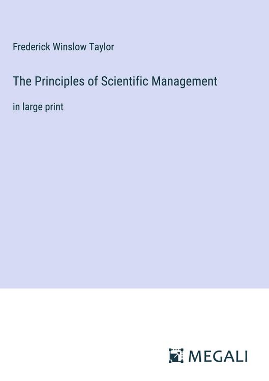 Produktbild: The Principles of Scientific Management