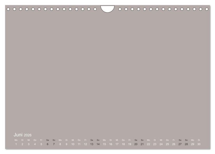 Produktbild: DIY Bastel-Kalender -Erdige Pastell Farben- Zum Selbstgestalten (Wandkalender 2026 DIN A4 quer), CALVENDO Monatskalender
