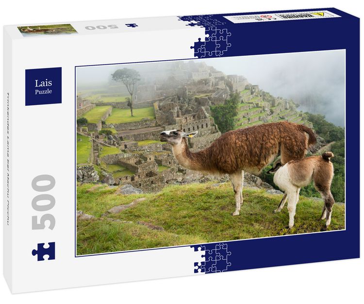 Produktbild: Lais Puzzle Trinkendes Lama bei Machu Picchu 500 Teile