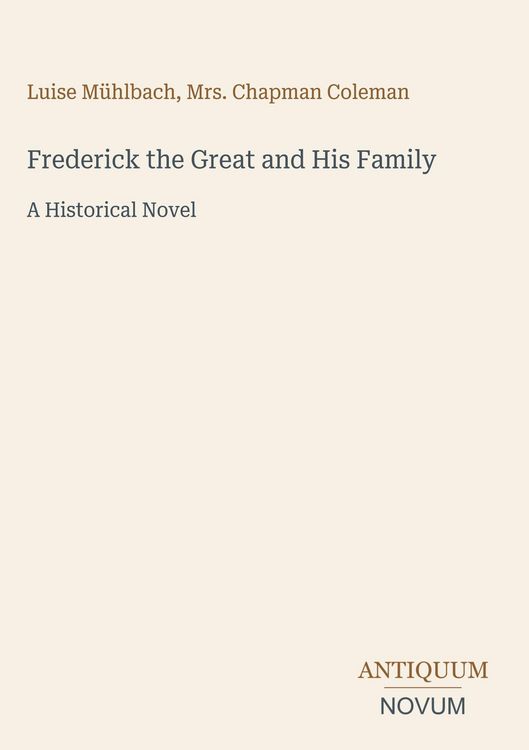 Produktbild: Frederick the Great and His Family