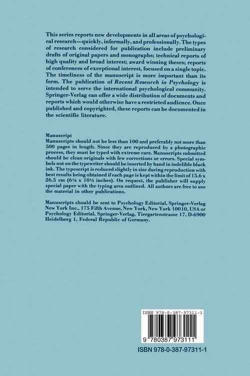 Produktbild: Recent Trends in Theoretical Psychology