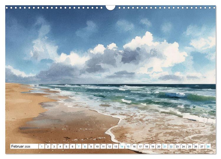 Produktbild: Meeresbrisen (Wandkalender 2026 DIN A3 quer), CALVENDO Monatskalender