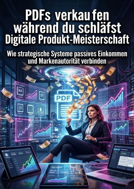 Produktbild: PDFs verkaufen w&auml;hrend du schl&auml;fst: Digitale Produkt-Meisterschaft