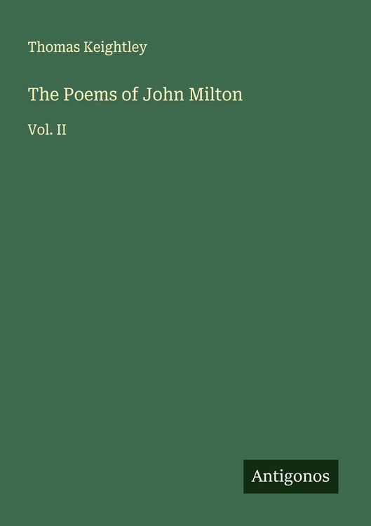 Produktbild: The Poems of John Milton