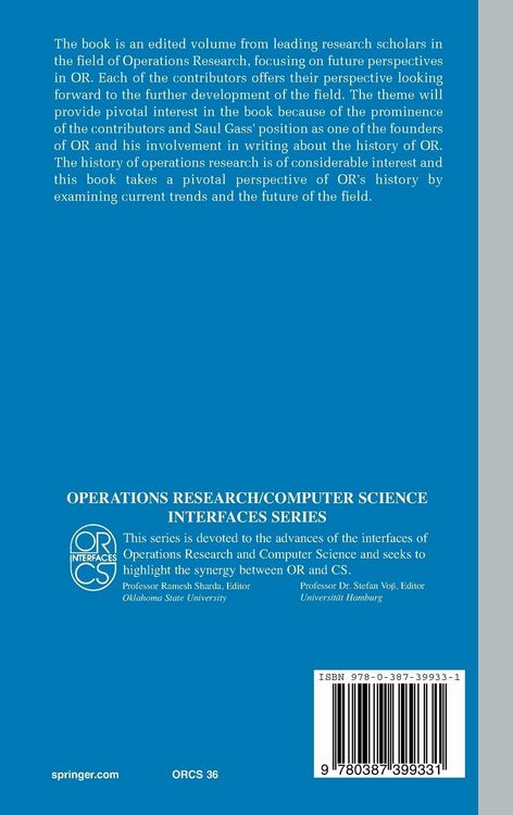Produktbild: Perspectives in Operations Research