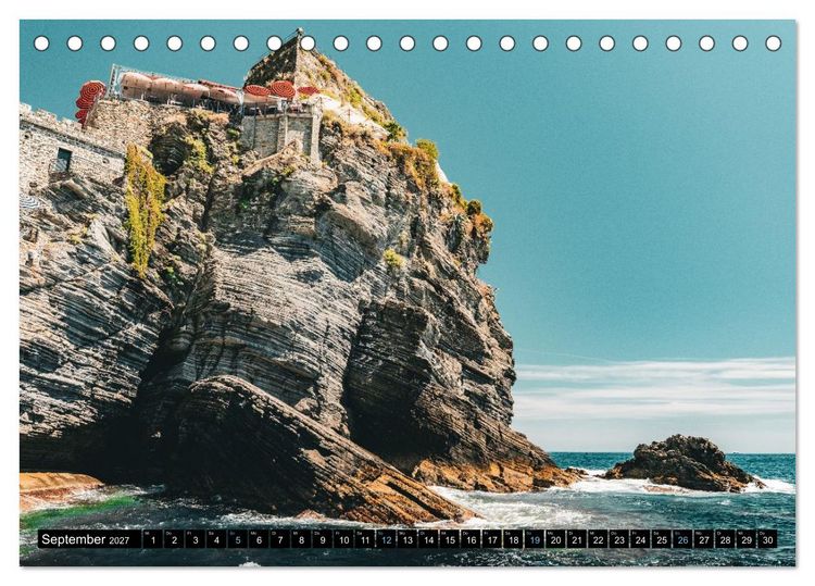 Produktbild: Cinque Terre - Traumhaft sch&ouml;n (Tischkalender 2027 DIN A5 quer), CALVENDO Monatskalender