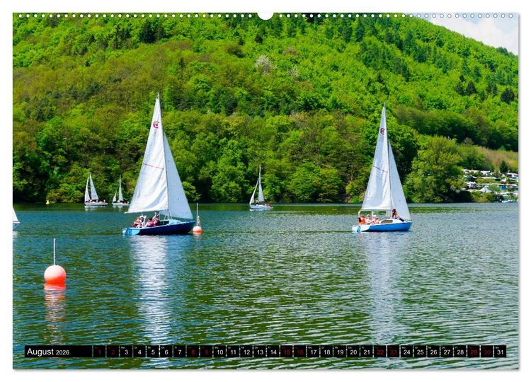 Produktbild: Rund um den Edersee (Wandkalender 2026 DIN A2 quer), CALVENDO Monatskalender