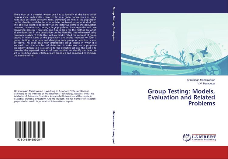 Produktbild: Group Testing: Models, Evaluation and Related Problems