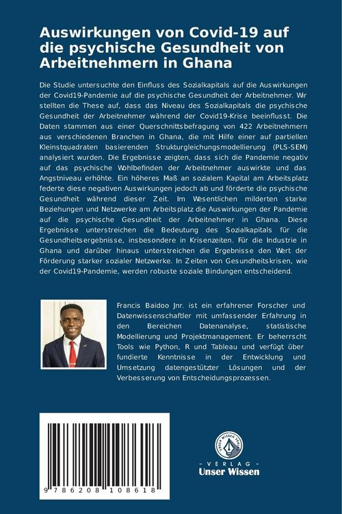 Produktbild: Auswirkungen von Covid-19 auf die psychische Gesundheit von Arbeitnehmern in Ghana