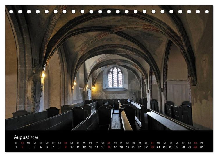 Produktbild: Orte des Glaubens (Tischkalender 2026 DIN A5 quer), CALVENDO Monatskalender