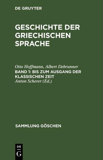 Produktbild: Bis zum Ausgang der klassischen Zeit