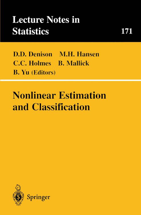 Produktbild: Nonlinear Estimation and Classification