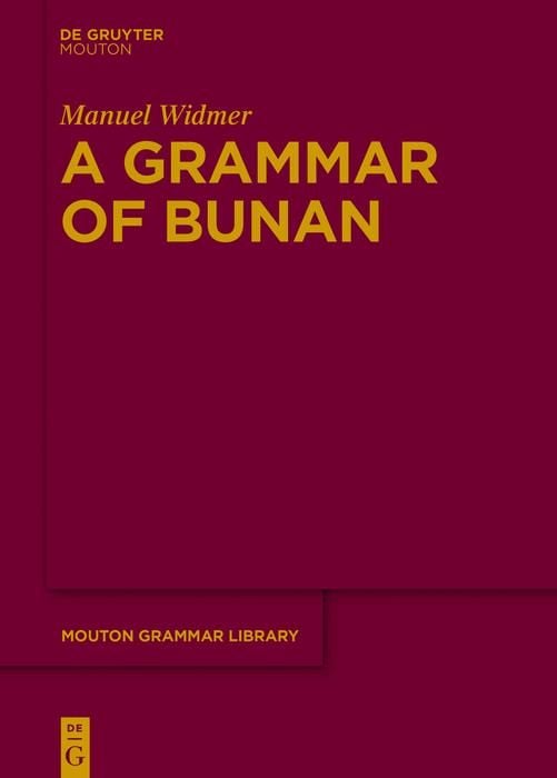 Produktbild: A Grammar of Bunan