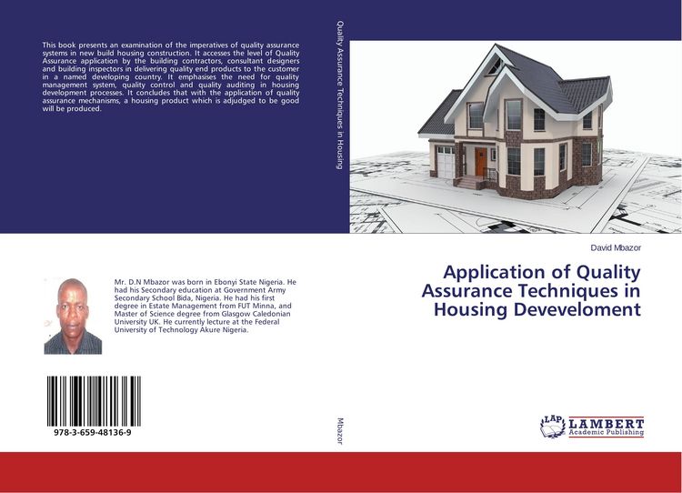 Produktbild: Application of Quality Assurance Techniques in Housing Deveveloment