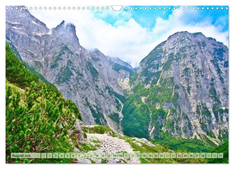 Produktbild: Slowenien - Impressionen eines Naturjuwels (Wandkalender 2026 DIN A3 quer), CALVENDO Monatskalender