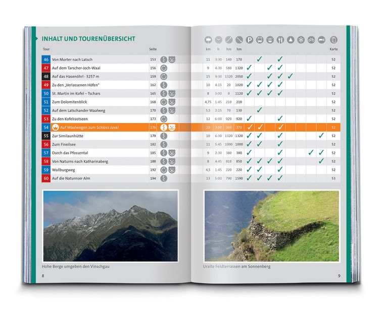 Produktbild: KOMPASS Wanderf&uuml;hrer Ortlergruppe und Vinschgau, 60 Touren mit Extra-Tourenkarte