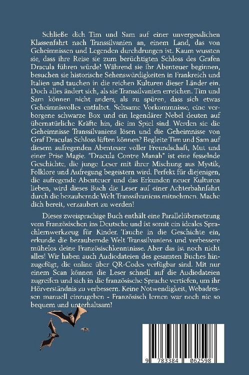 Produktbild: Lerne Franz&ouml;sisch mit Dracula Contre Manah