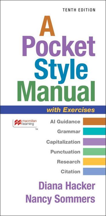 Produktbild: A Pocket Style Manual with Exercises
