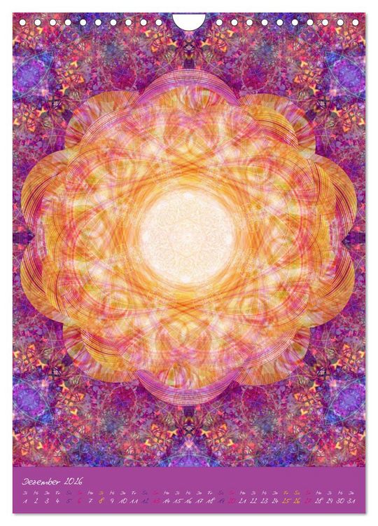 Produktbild: FLORALE MANDALAS (Wandkalender 2026 DIN A4 hoch), CALVENDO Monatskalender