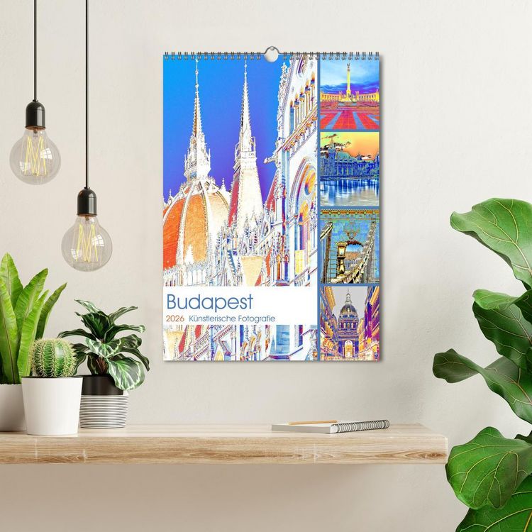 Produktbild: Budapest - K&uuml;nstlerische Fotografie (Wandkalender 2026 DIN A3 hoch), CALVENDO Monatskalender