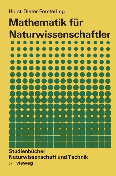 Produktbild: Mathematik f&uuml;r Naturwissenschaftler