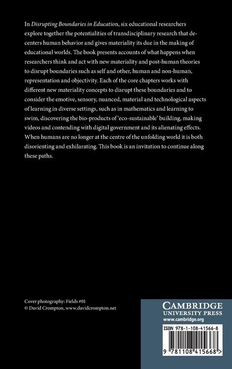 Produktbild: Disrupting Boundaries in Education and Research