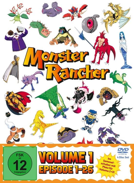 Produktbild: Monster Rancher Vol. 1 (Ep. 1-26) im Sammelschuber [4 DVDs]