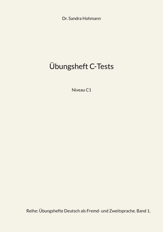 Produktbild: &Uuml;bungsheft C-Tests